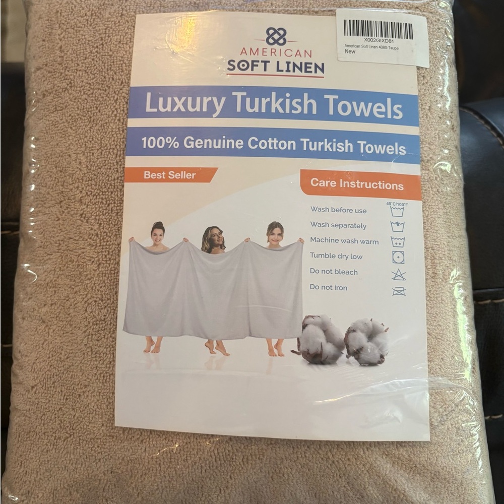 New Luxury Turkish Oversized 40X80 Towel